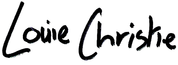 handwritten Louie Christie